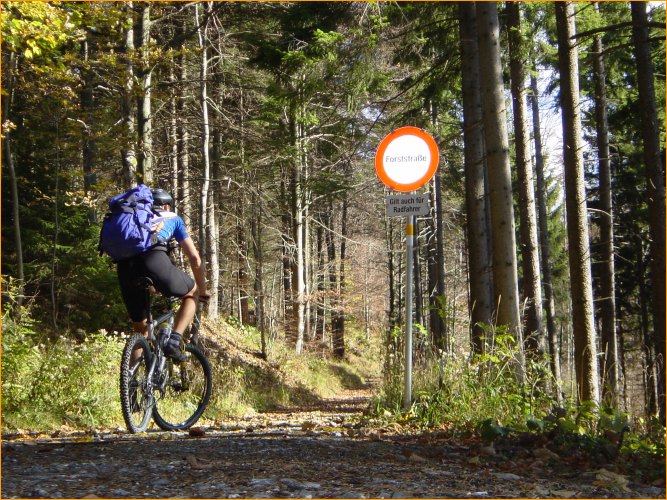 die bikeverbotsregel war wieder mal ein guter tipp, obwohl es an diesem tag sehr viel zu tragen gab. 