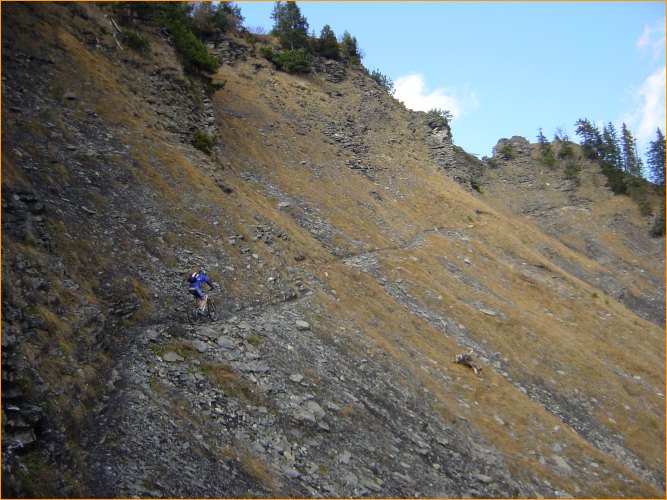 cooler trail verdammt abschssig